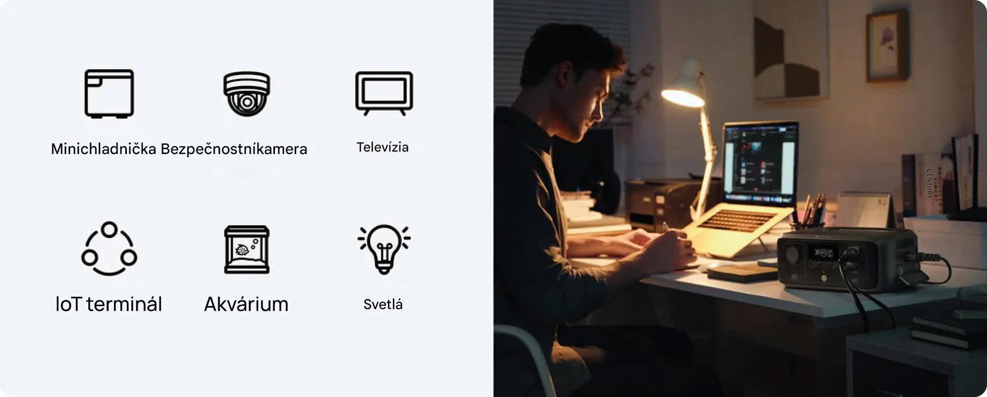 Mnoho zariadení pripojených k stanici EcoFlow