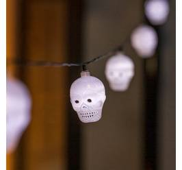 Solárna LED reťaz SolarCentre Halloween Skull - 20 svetiel