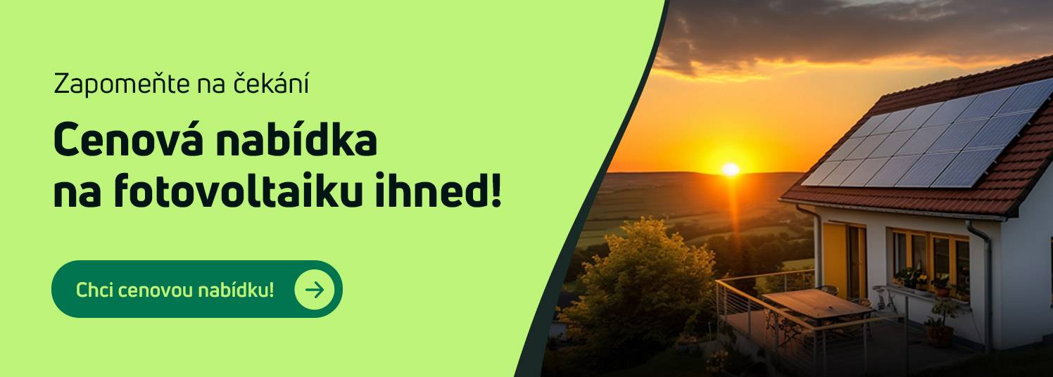 Nabídka na fotovoltaiku ihned