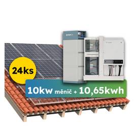 Hybrid GoodWe 9,89kWp 10,65kWh 3-fázový hybridní systém na klíč