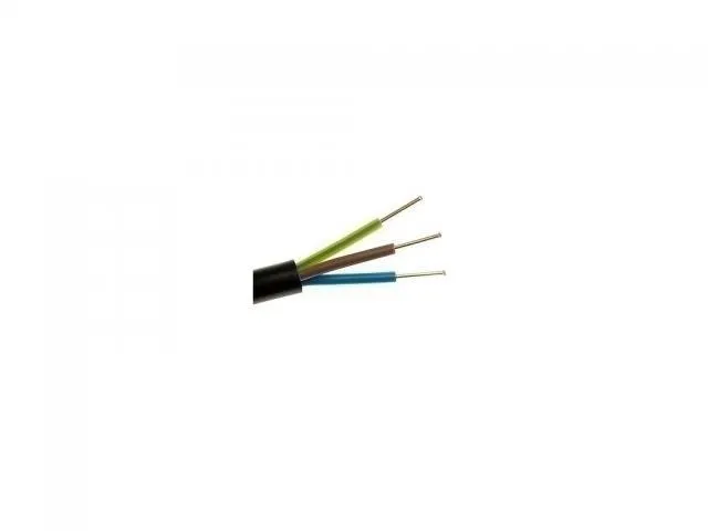 Kábel CYKY-J 3x6mm² čierny
