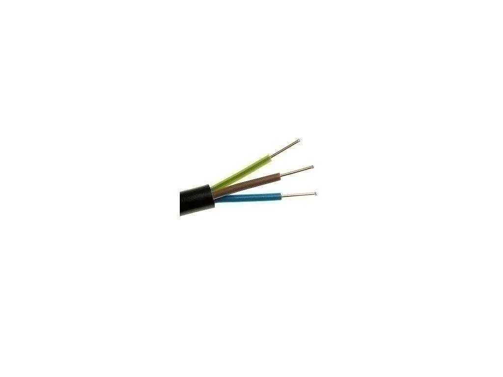Kábel CYKY-J 5x6mm² čierny