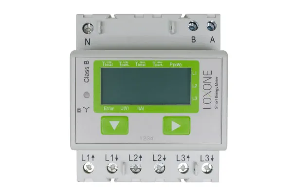 Loxone 3-fázový elektromer (Modbus)