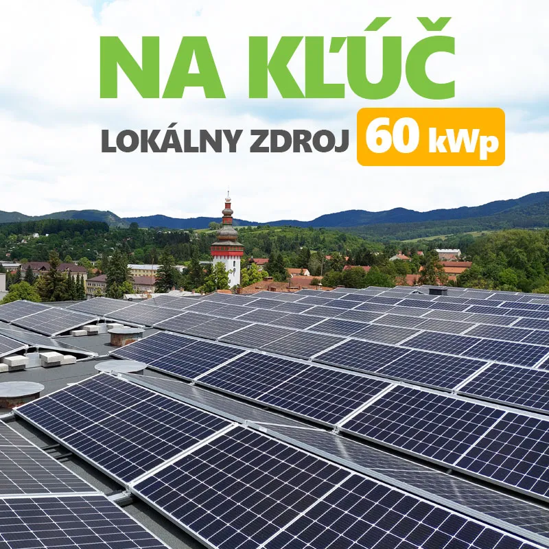 Lokálny zdroj (On-grid) na kľúč Huawei 60kWp