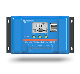 Regulátor nabíjania PWM Victron Energy LCD a USB 12/24V 20A