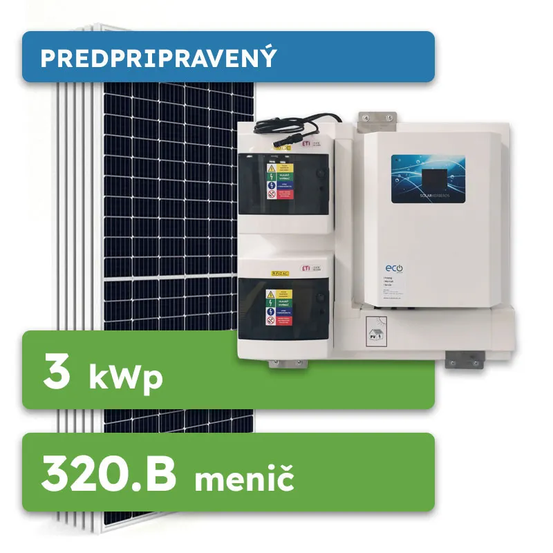 Solar Kerberos 320.B 3kWp predpripravený solárny systém na ohrev vody