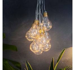 Solárna LED reťaz SolarCentre LVB20 Lumify Vintage s USB - 20 svetiel