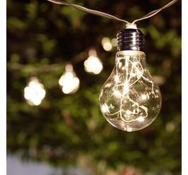 Solárna LED reťaz SolarCentre Madison Vintage - 10 svetiel