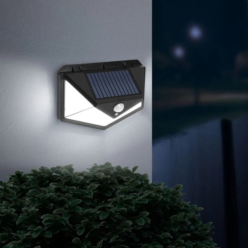 Solárny nástenný reflektor Phenom s pohybovým senzorom 136 LED