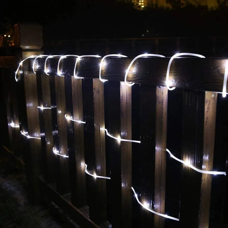 Solárny svetelný had SolarCentre Madison 200 LED (10m) - biela