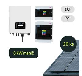 On-Grid Deye 8,6kWp 3-fáz systém na kľúč