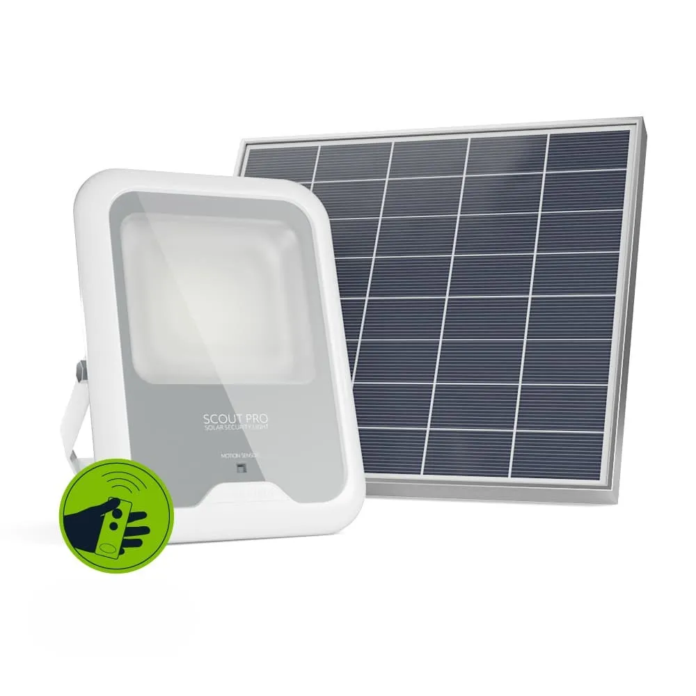 Solárny senzorový reflektor s diaľkovým ovládaním SolarCentre Scout Pro (rozbalené)