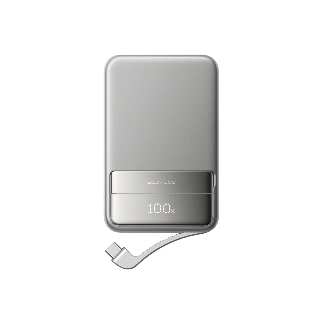 EcoFlow RAPID magnetická powerbanka (10000 mAh) - strieborná
