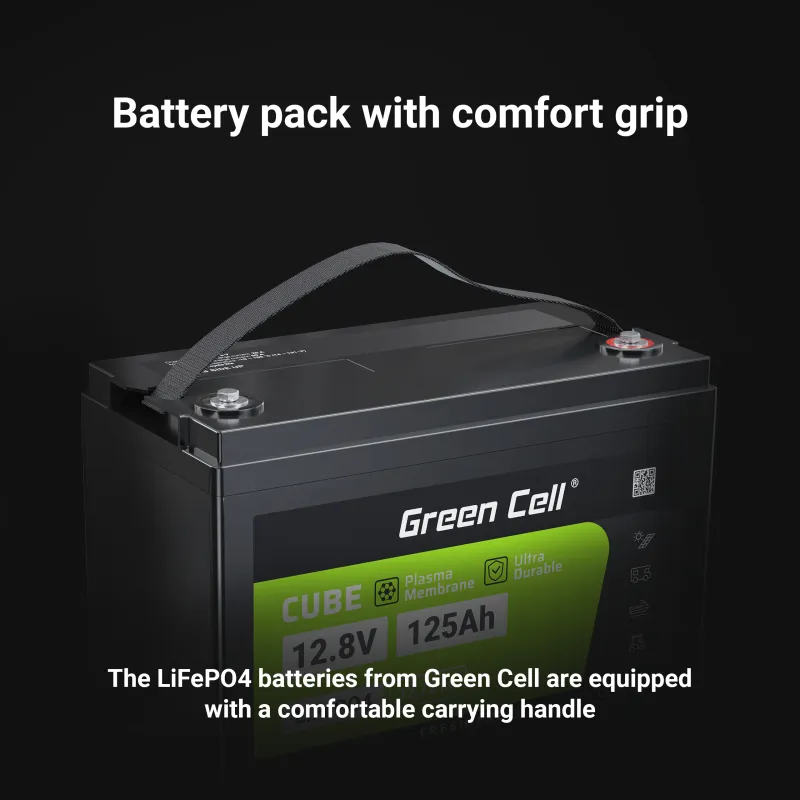 Batéria LiFePO4 12,8V 125Ah Green Cell CUBE (1600Wh)