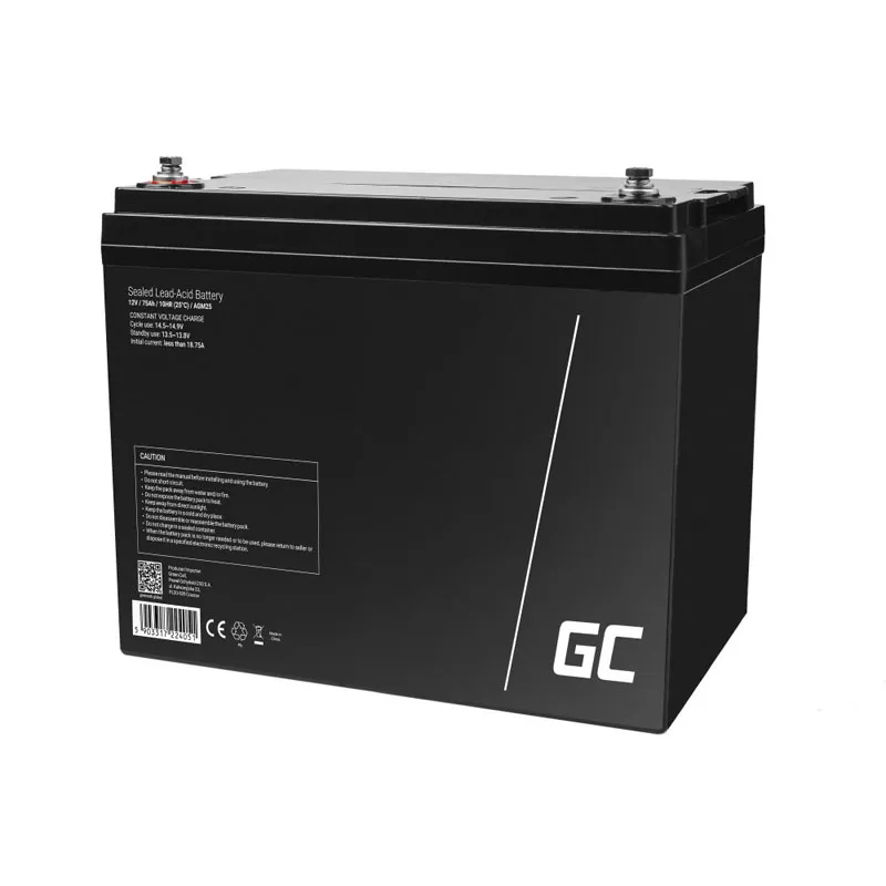 Bezúdržbová batéria Green Cell AGM25 12V 75Ah VRLA