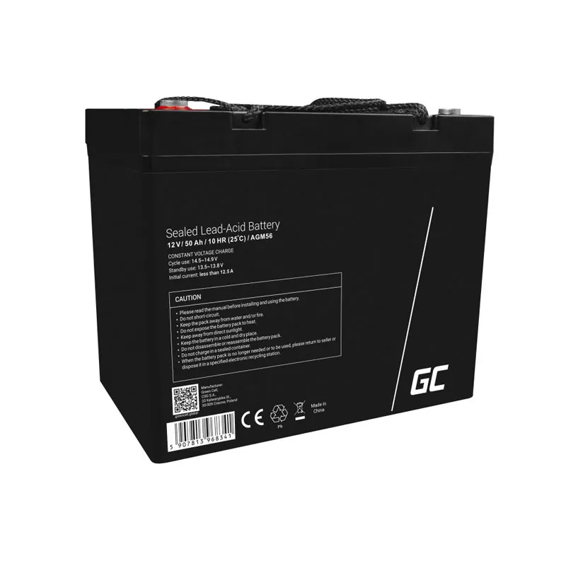 Bezúdržbová batéria Green Cell AGM56 12V 50Ah VRLA