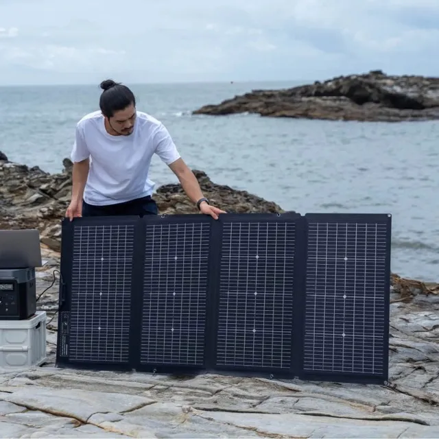 EcoFlow 220W obojstranný prenosný solárny panel