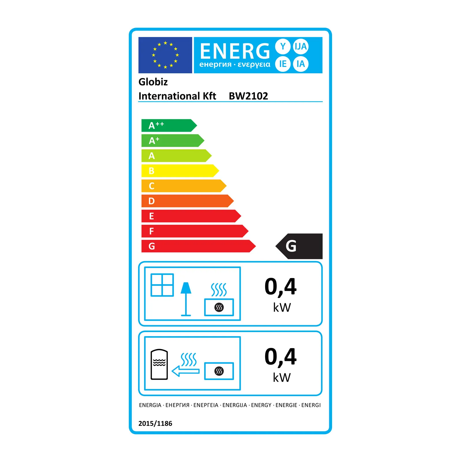 Elektrický ohrievač do zásuvky Bewello BW2102 (400W)