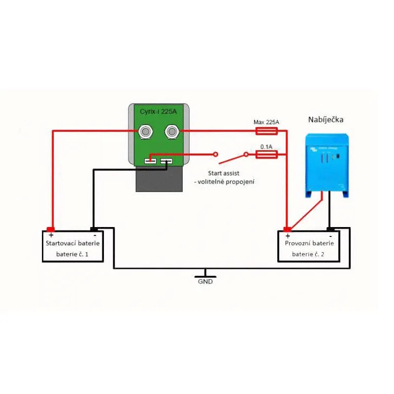 Prepojovač batérií Victron Energy Cyrix-CT 12/24V 230A