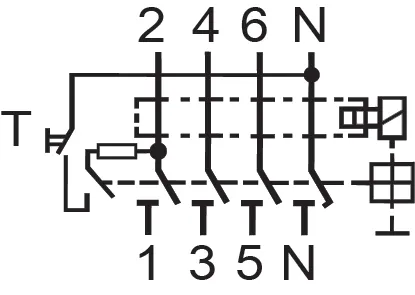 Prúdový chránič ETI 002061952 EFI-P4 B 40/0.03 10kA