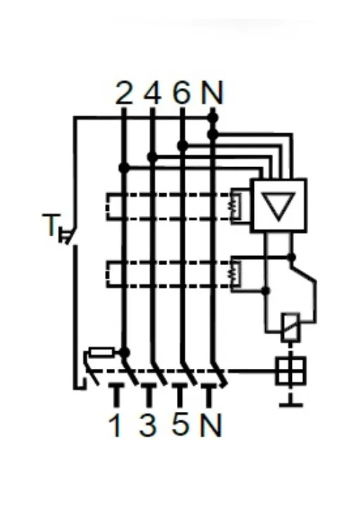 Prúdový chránič ETI 002061952 EFI-P4 B 40/0.03 10kA