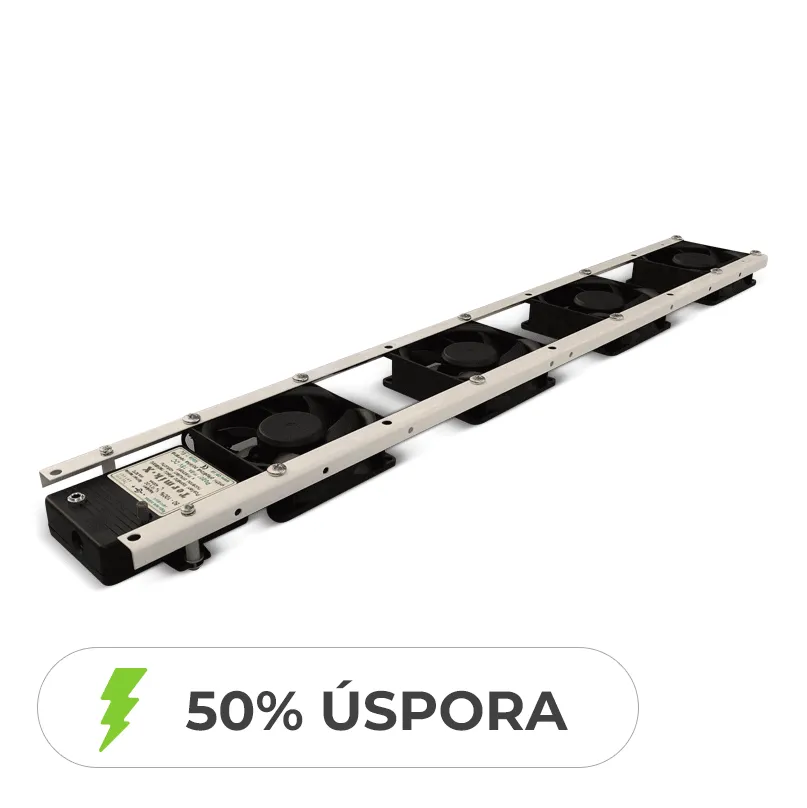 Sada 3x Ventilátor pod radiátor Termík 4 ventilátory