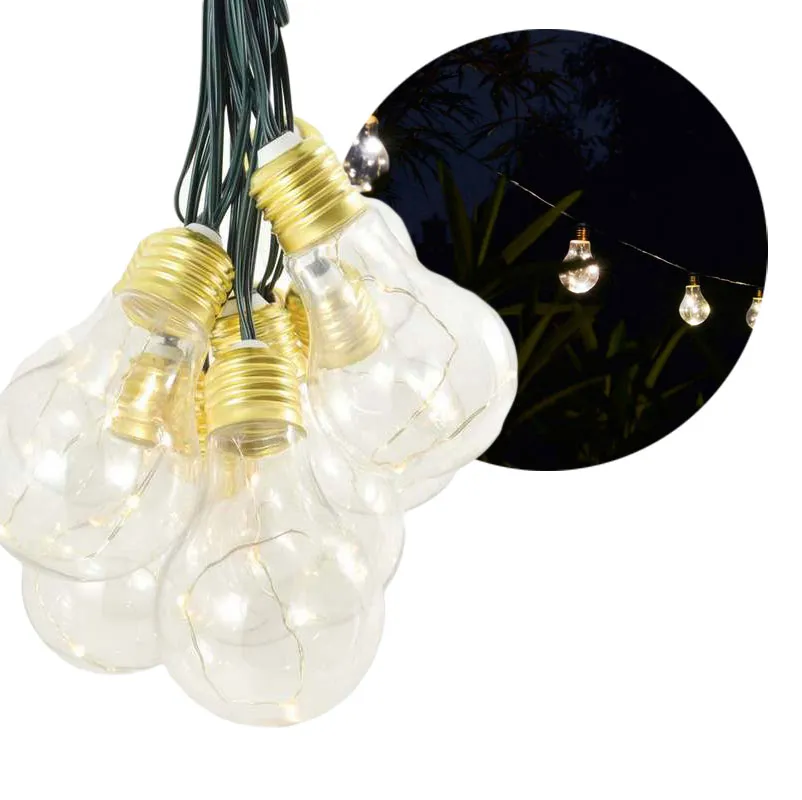 Solárna LED reťaz SolarCentre LVB10 Lumify Vintage s USB - 10 svetiel