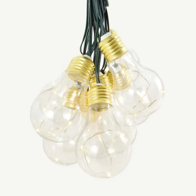 Solárna LED reťaz SolarCentre LVB10 Lumify Vintage s USB - 10 svetiel