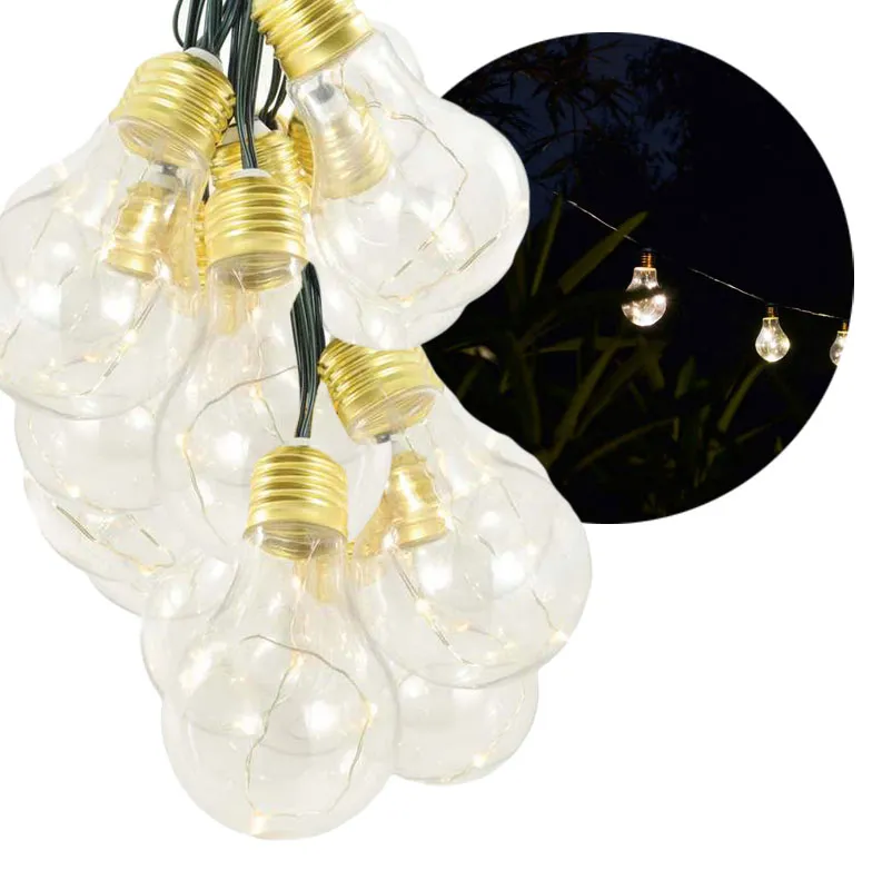 Solárna LED reťaz SolarCentre LVB20 Lumify Vintage s USB - 20 svetiel