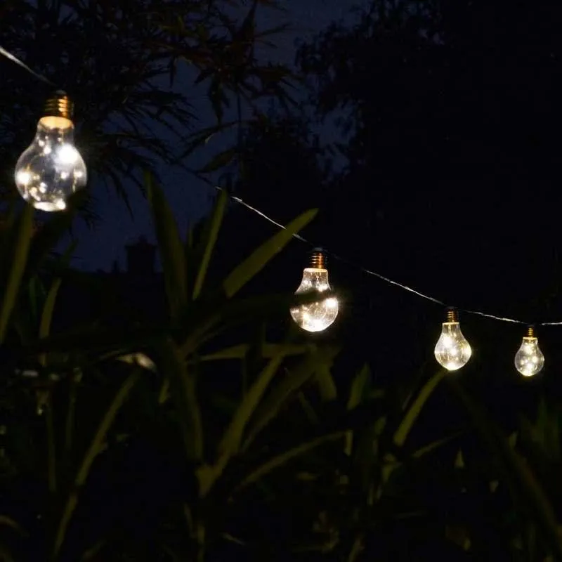 Solárna LED reťaz SolarCentre LVB20 Lumify Vintage s USB - 20 svetiel