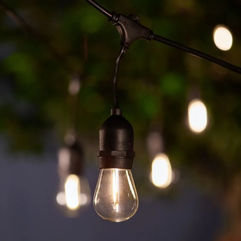 Solárna LED reťaz SolarCentre Madison Drop Glass Bulb - 10 svetiel