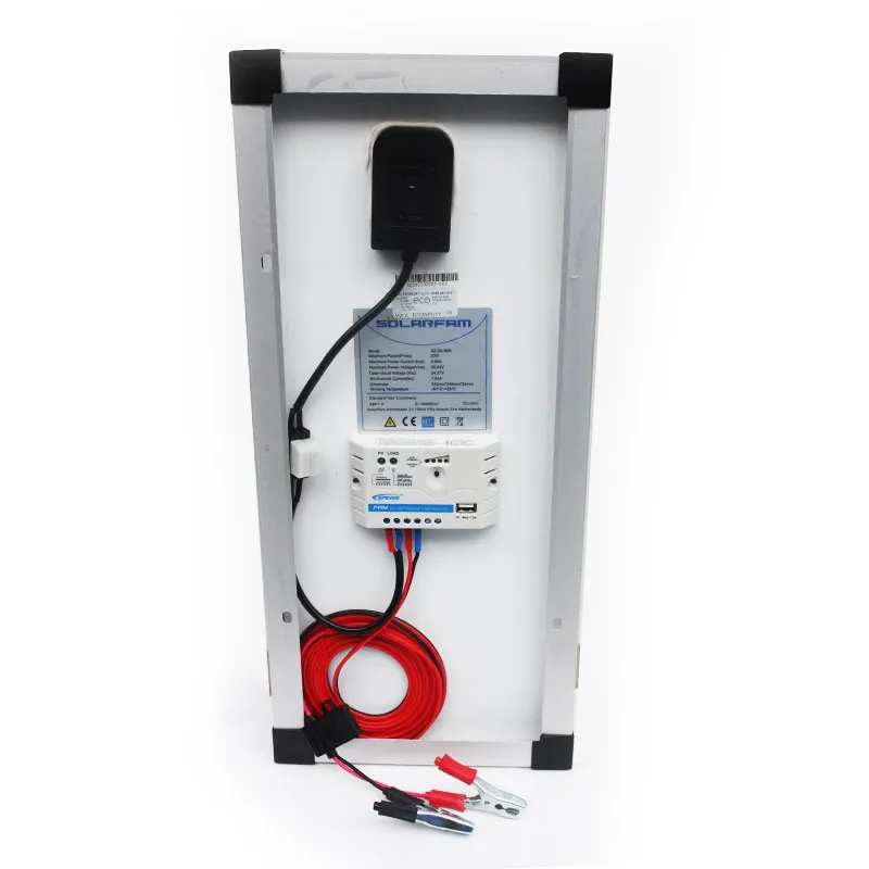 Solárna nabíjačka autobatérií 20W 12V