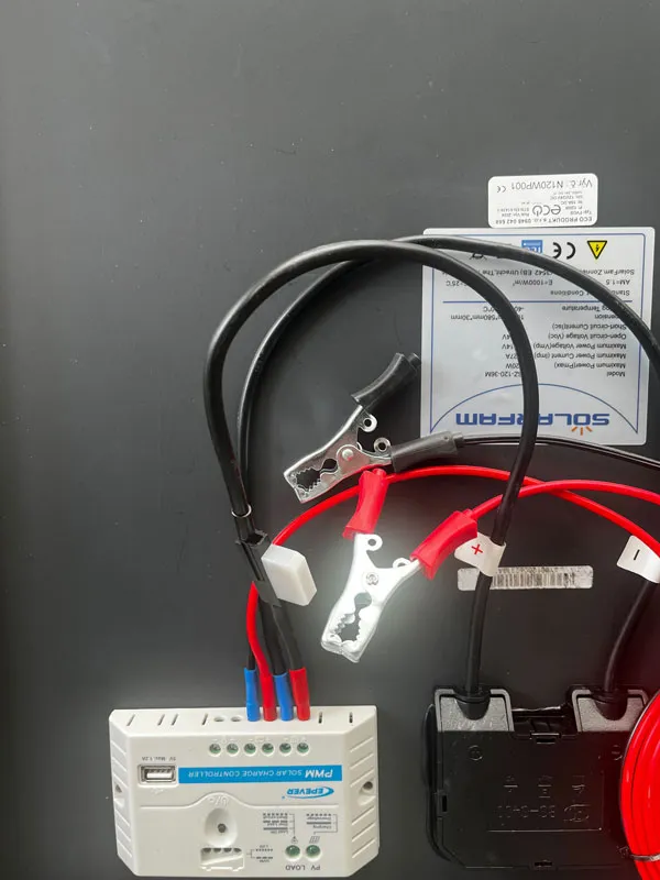 Solárna nabíjačka autobatérií 120W 12V