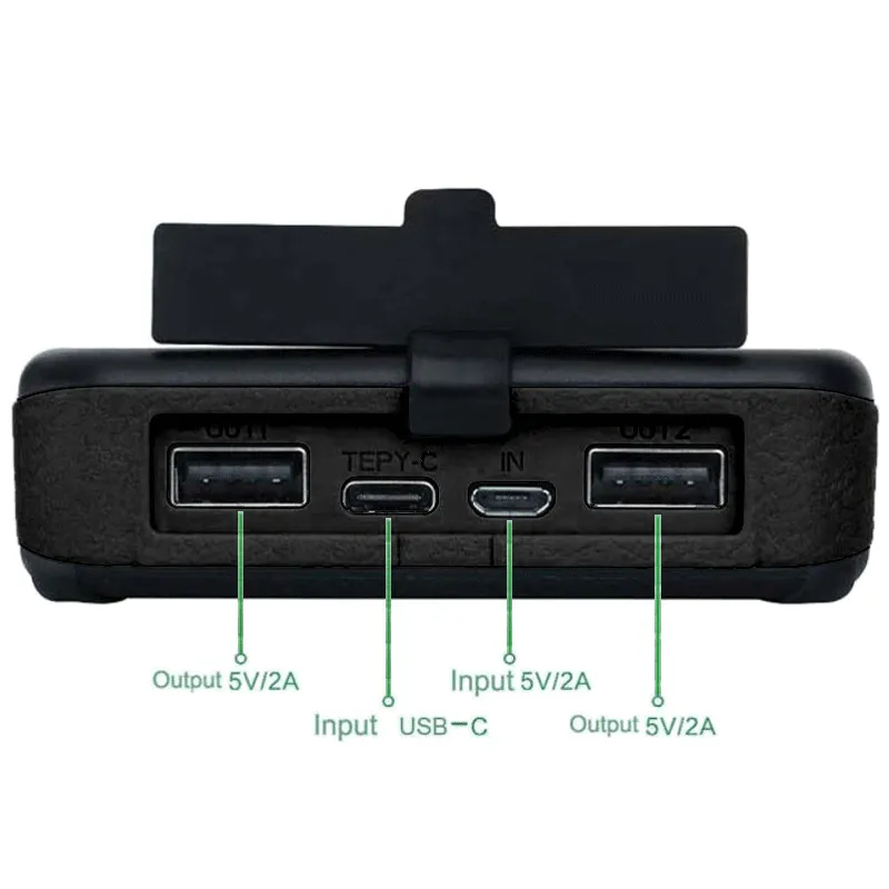 Solárna nabíjačka s powerbankom 9W 20000mAh ES20000B