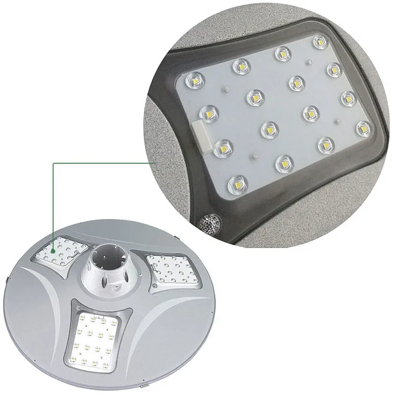 Solárna pouličná lampa SLL12 18W 2000 Lumenov s diaľkovým ovládaním