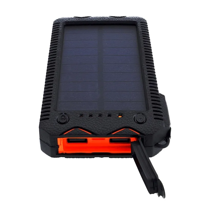 Solárna powerbanka 1W 12000mAh S12000Y oranžová