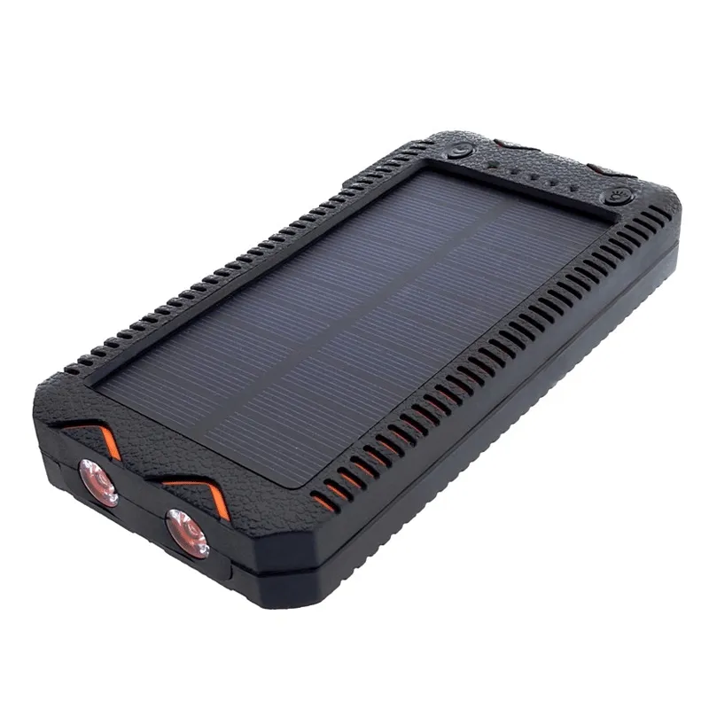Solárna powerbanka 1W 12000mAh S12000Y oranžová