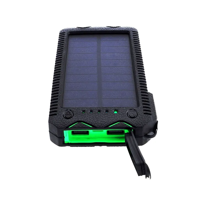 Solárna powerbanka 1W 12000mAh S12000G zelená