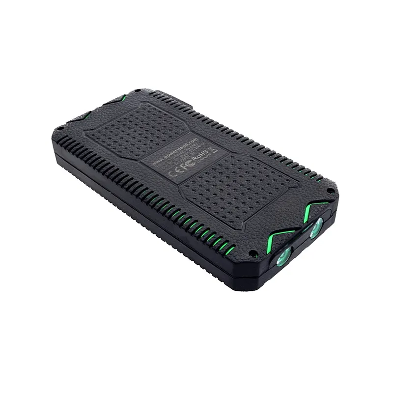 Solárna powerbanka 1W 12000mAh S12000G zelená