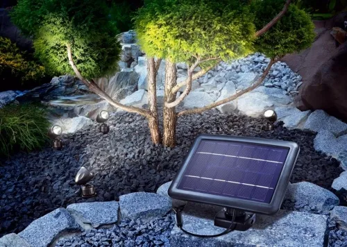 Solárne bodové osvetlenie Esotec Quattro Power 102142