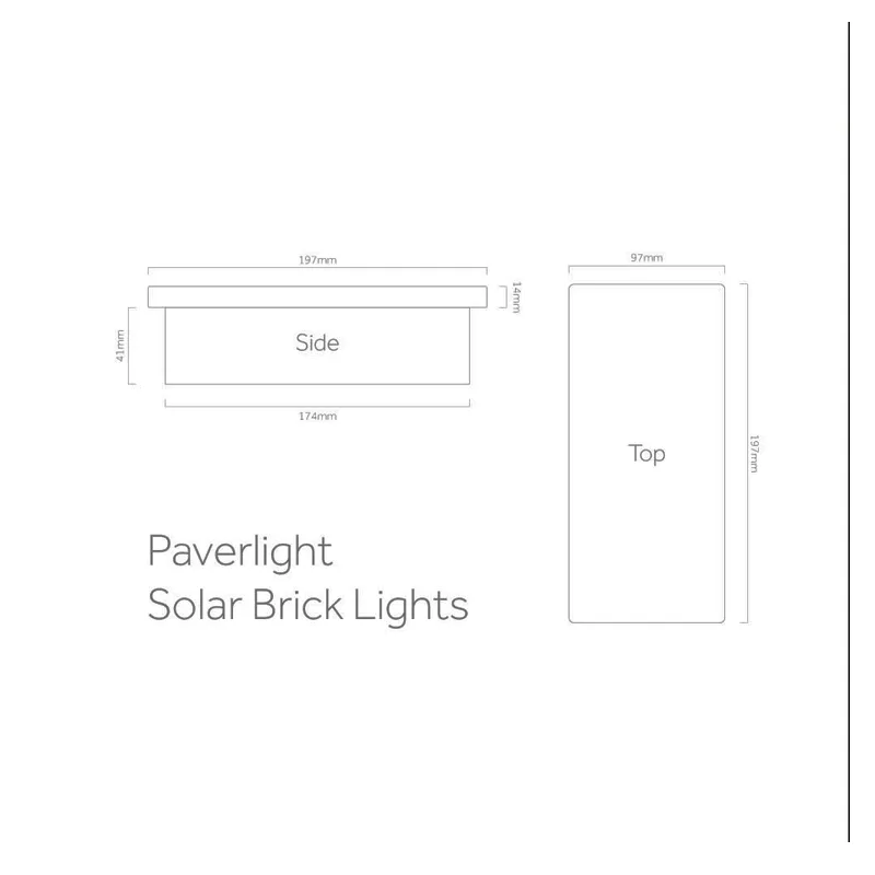 Solárne dlaždicové osvetlenie SolarCentre Paverlight SS9787 (balenie 2 svetiel)