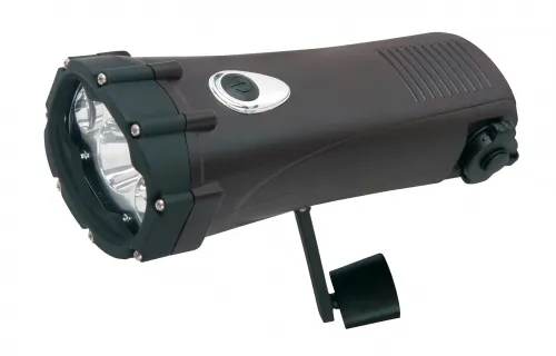 Vodotesná dynamo LED baterka a nabíjačka POWERplus Shark
