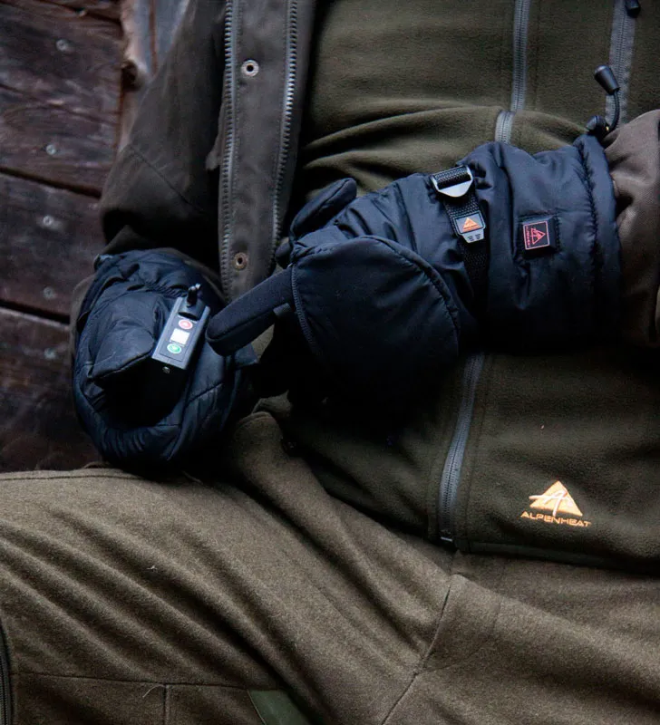 Vyhrievaná vesta Alpenheat FIRE-FLEECE veľkosť L olivovozelená