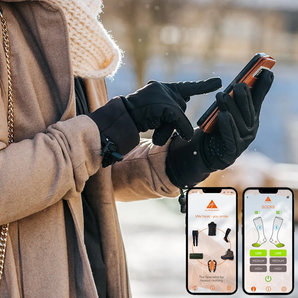 Vyhrievané ponožky Alpenheat FIRE-SOCKS vlna veľkosť M (APP)