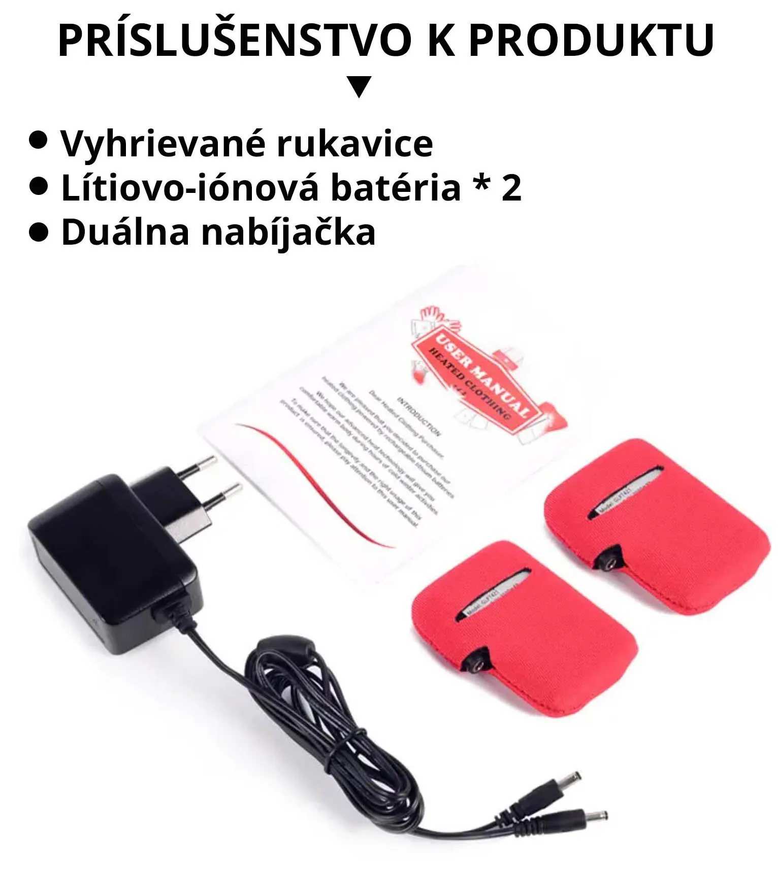 Vyhrievané rukavice KCFIR veľkosť L-XL
