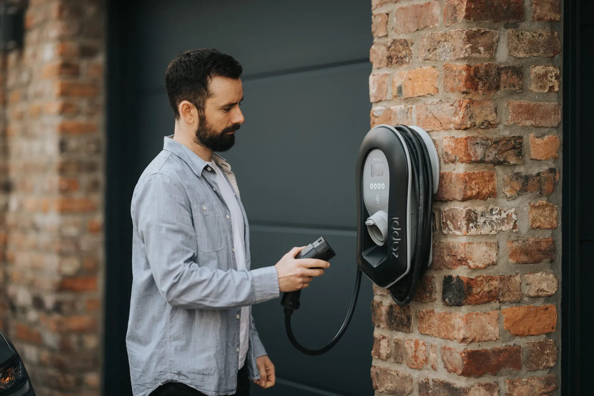 Wallbox Zappi 11-22kW s vyvedeným káblom 6,5 m čierna (typ 2)
