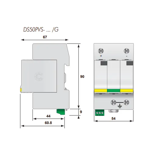 Zvodič prepätia Citel DS50VGPVS 1000V