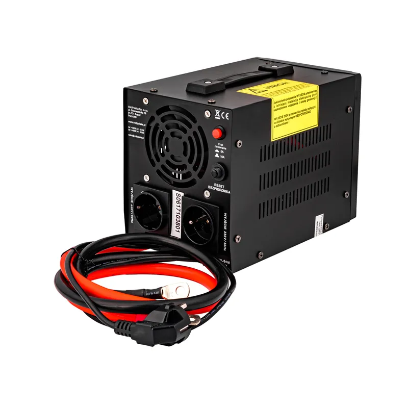Záložný zdroj ZZ22 12V 230V 500W sínusový - čierna
