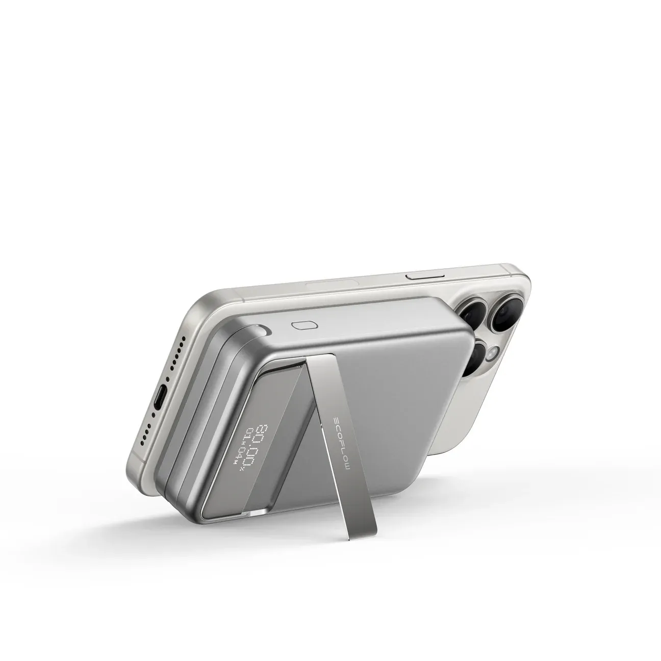 EcoFlow RAPID magnetická powerbanka (10000 mAh) - strieborná
