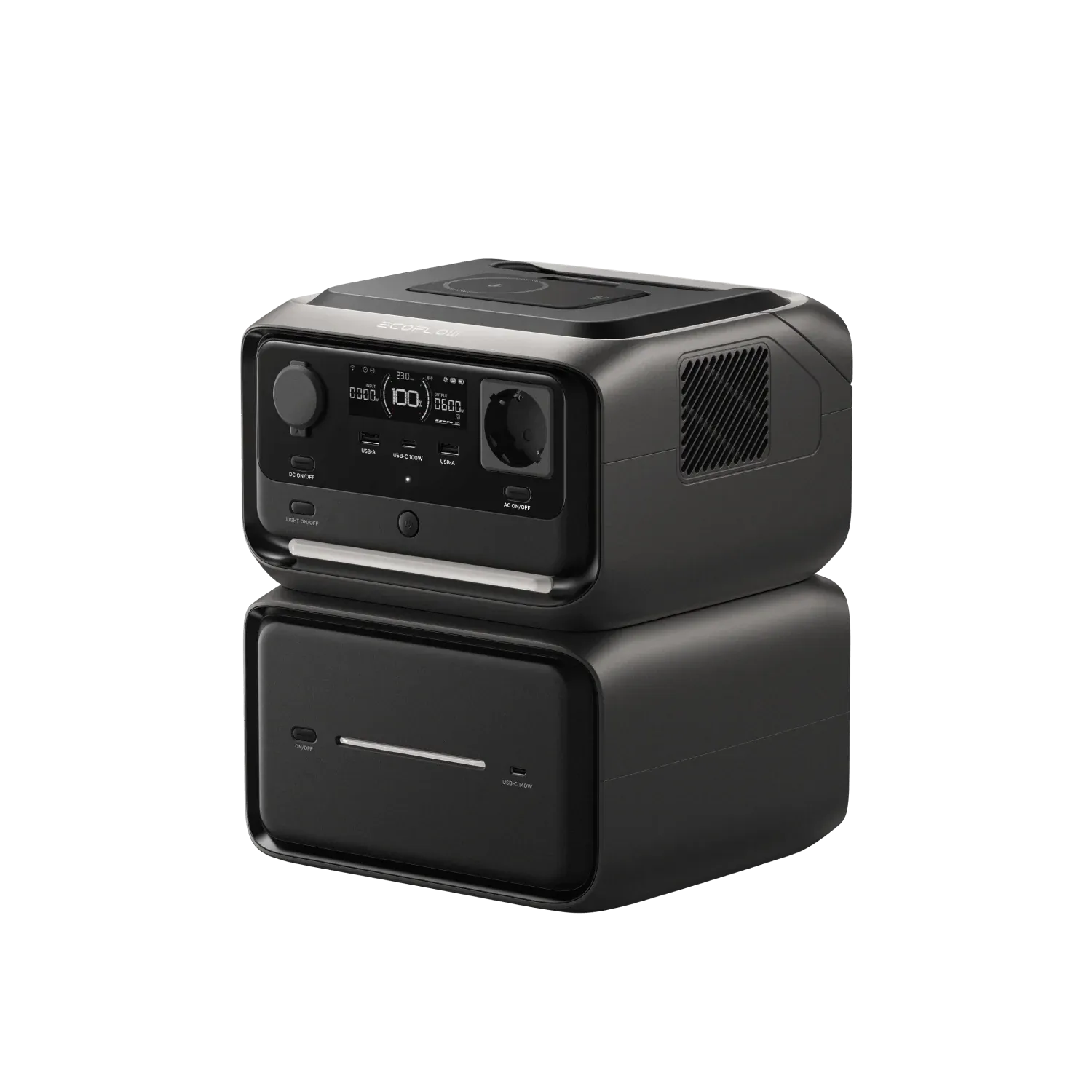 EcoFlow RIVER 3 Max Plus Wireless - 858 Wh prenosná elektráreň + powerbanka RAPID 5000